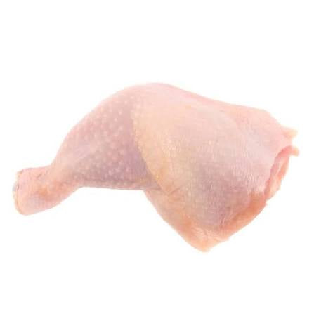 Handcut Chicken Leg Qrts w/Skin - Per lb