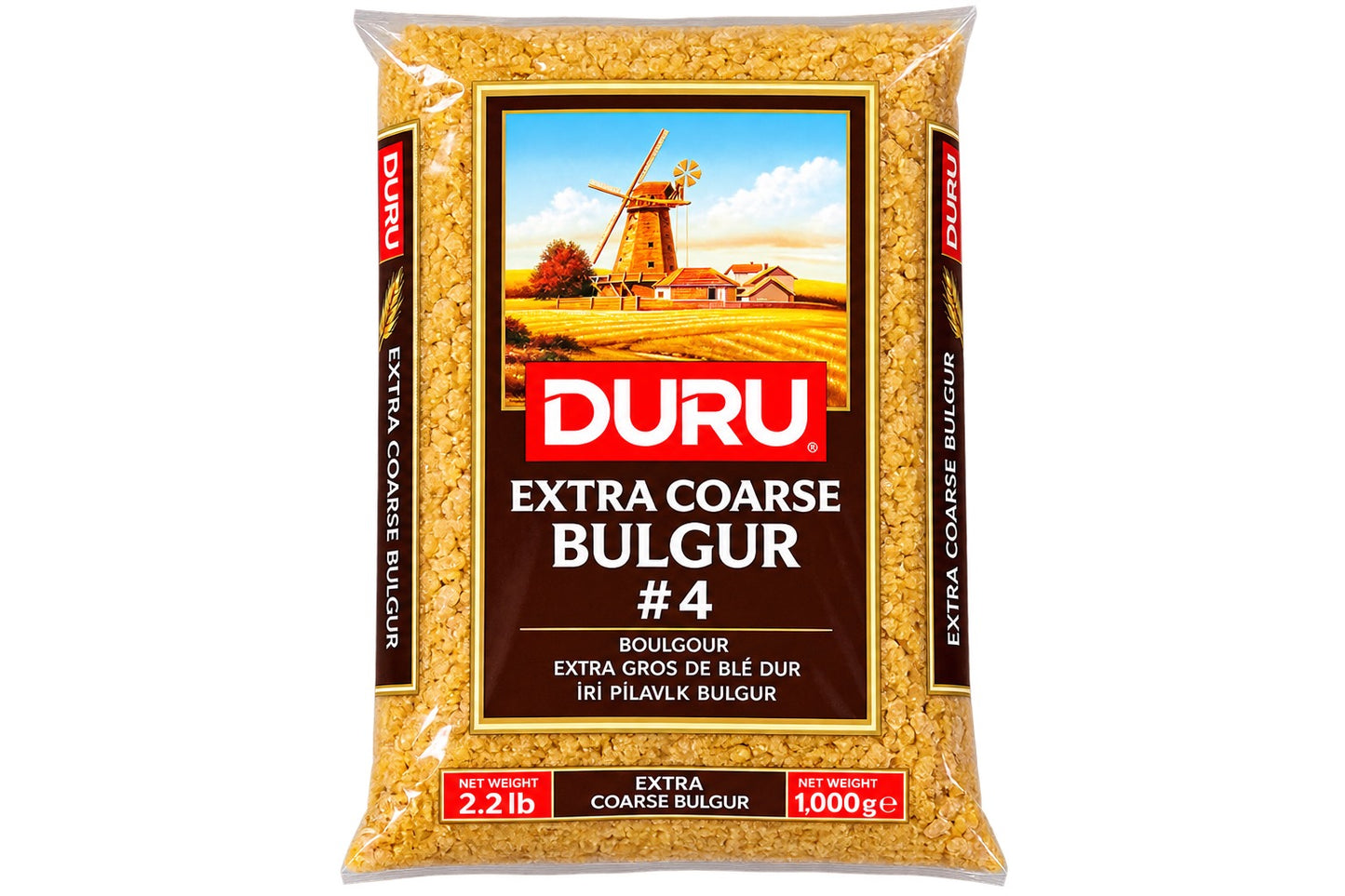 Duru Extra Coarse Bulgur #4 – 2.2 lb (1 kg) | Turkish Bulgur Wheat