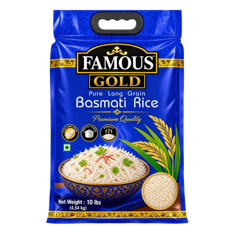 Famous Gold Basmati Rice 10LB