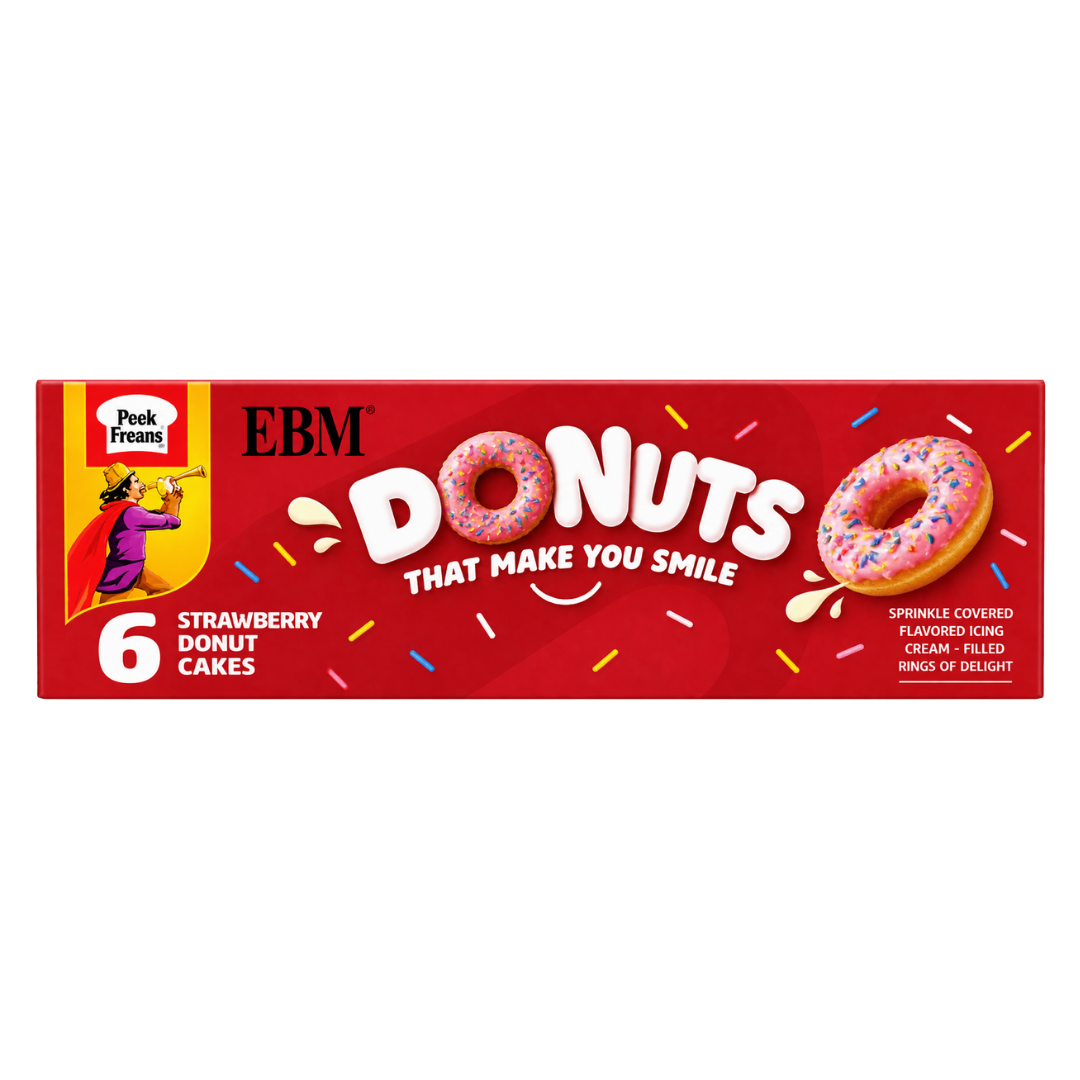 EBM STRAWBERRY DONUT 6 PK