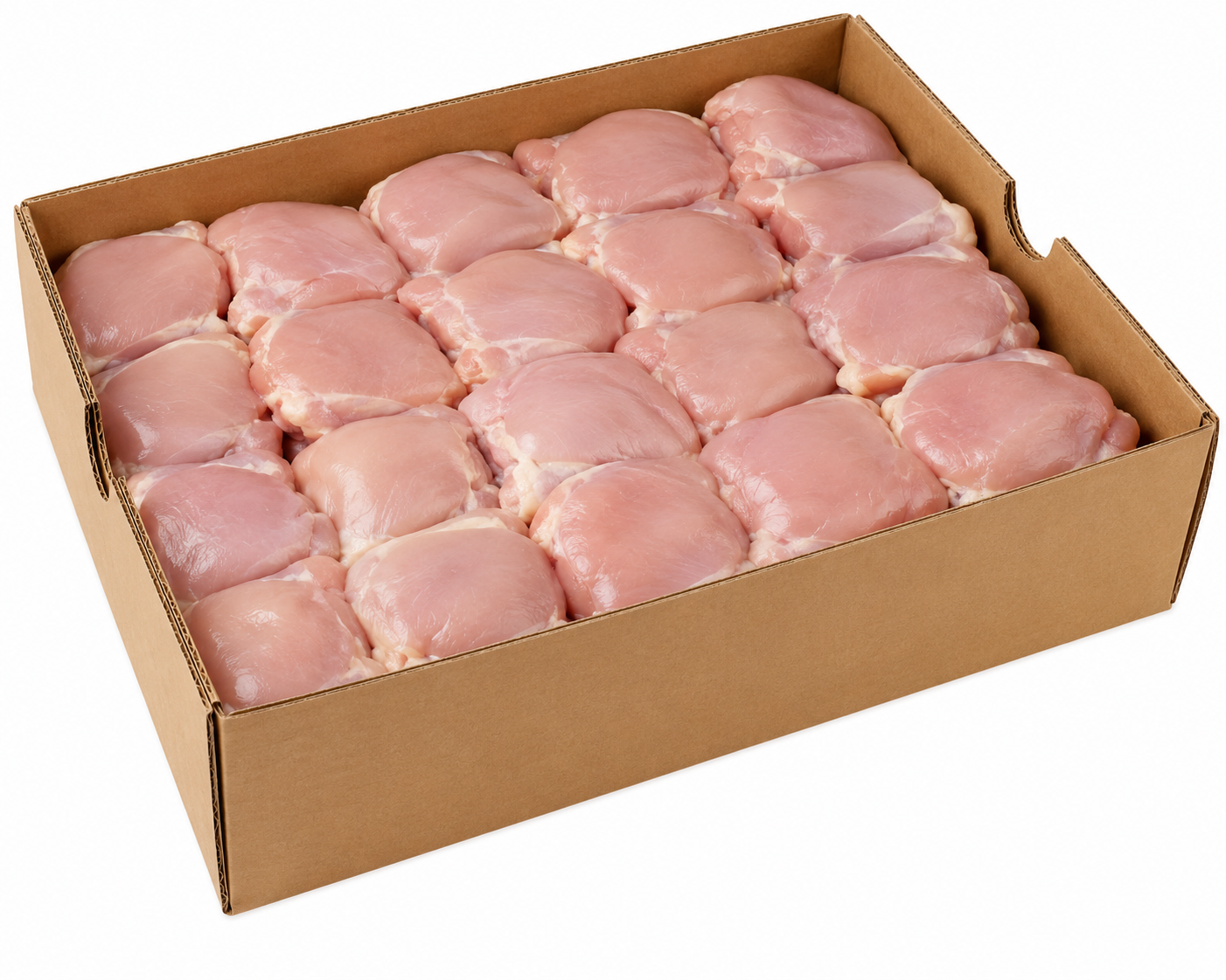 Zabiha Halal Boneless Chicken Thigh – Custom Cut 40 lb
