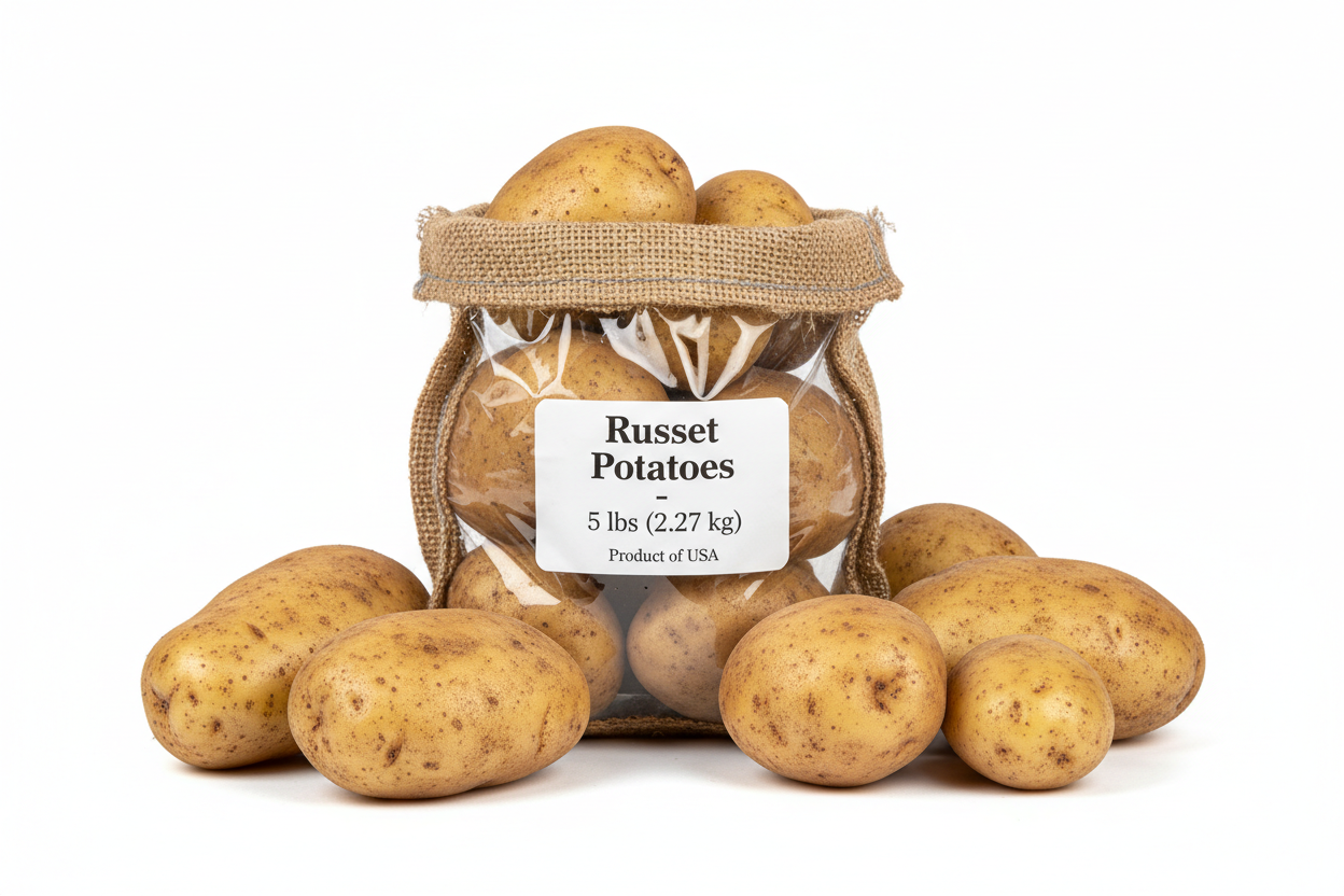 Russet potatoes 5lb bag