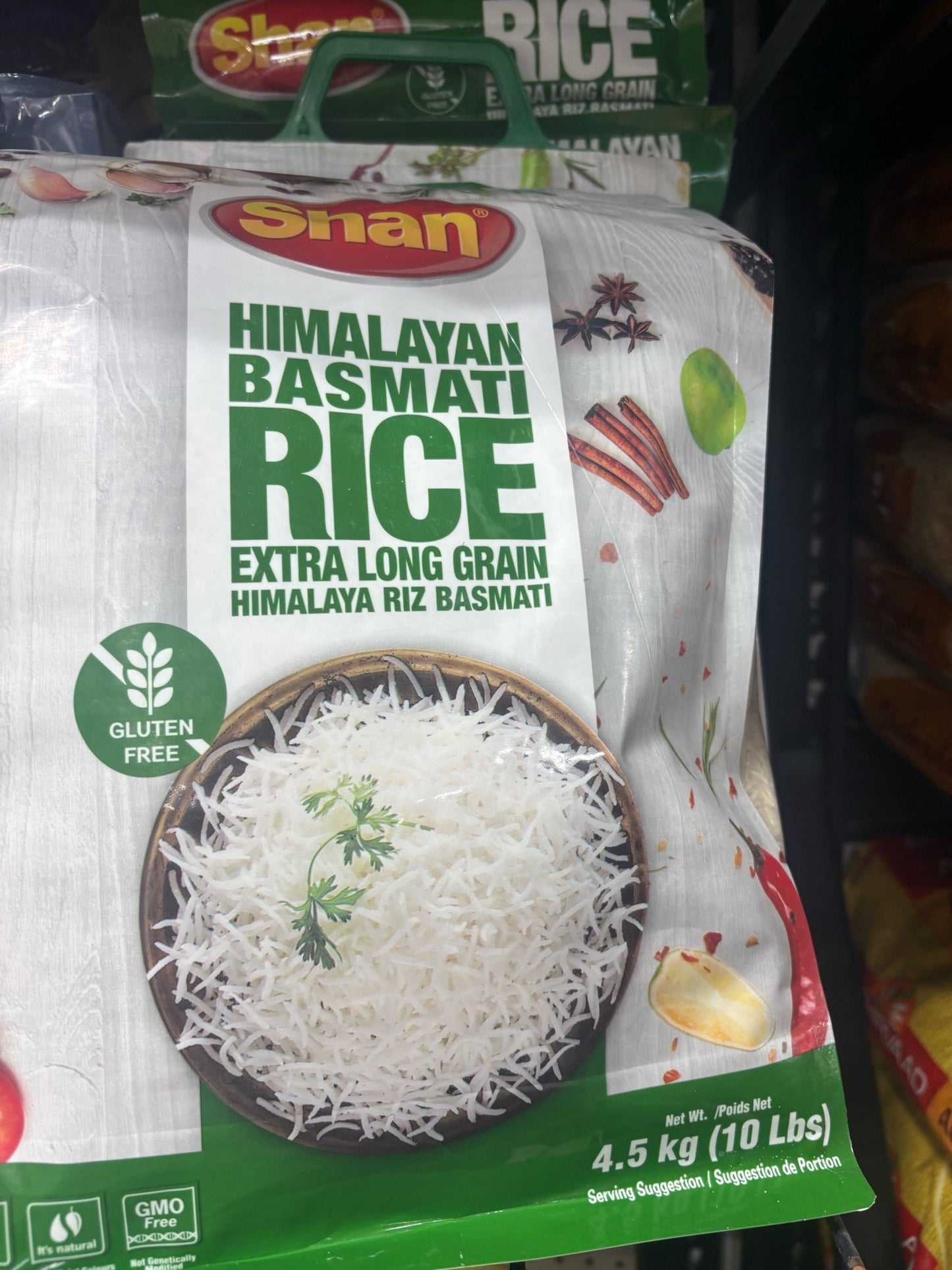 Shan Himalayan Extra Long Grain Basmati Rice 10lb – Gluten Free Premium Quality