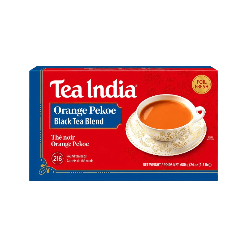 TEA INDIA ROUND TEA BAGS 216 CT