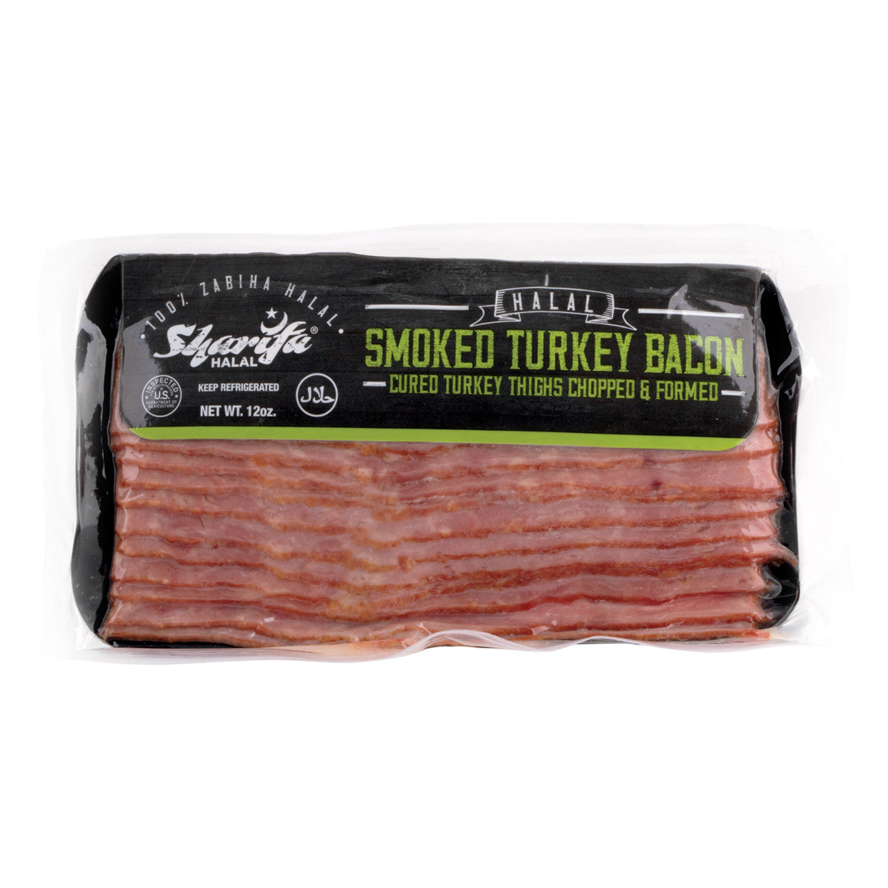 Zabiha Halal Turkey Bacon – 12 oz
