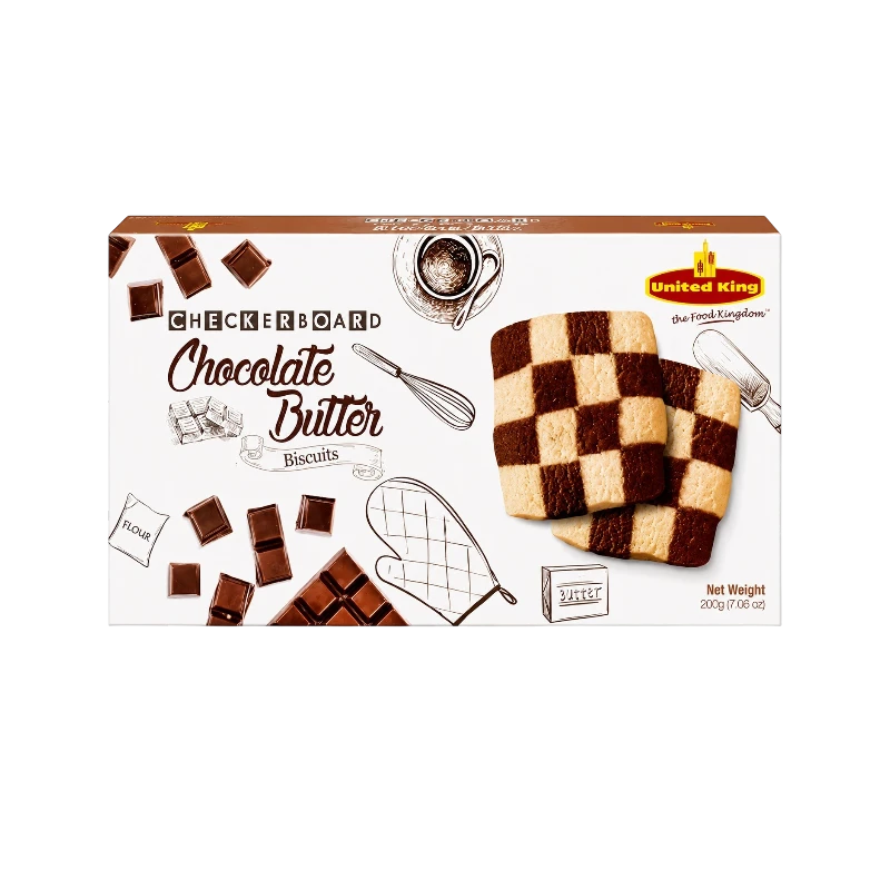 UNITED KING CHOCOLATE CHECKER 200 G