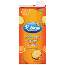 Rubicon Exotic 100% Pineapple Carrot & Orange Juice 1 Litre – No Added Sugar
