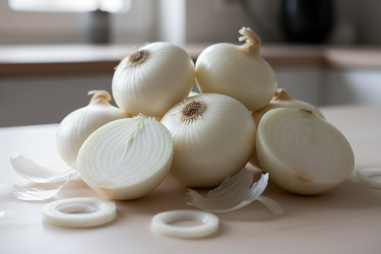 white onions