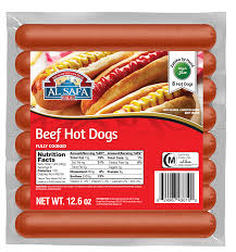 Al Safa Beef Hot Dogs 8pc