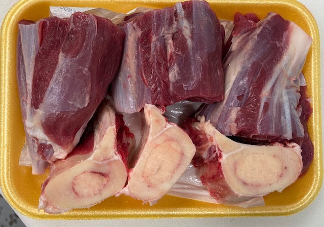 Nihari Gosht Cut up with Nully -Per lb