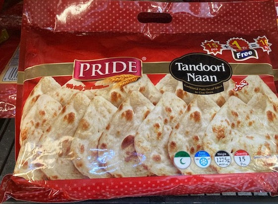Pride Tandoori Naan FP 16pc