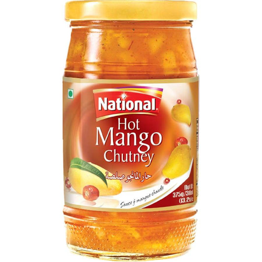 National Hot Mango Chutney Sauce 375g