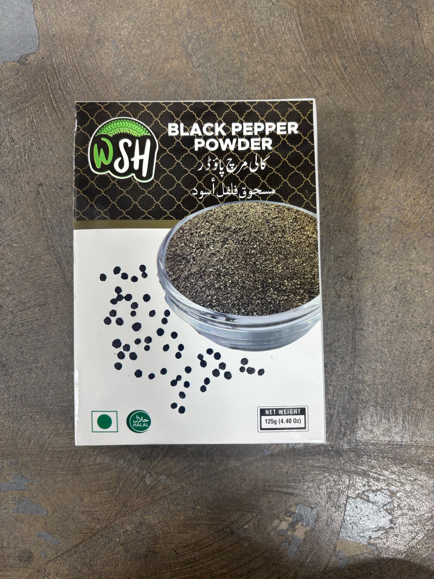 Wsh Black Pepper Powder 125g