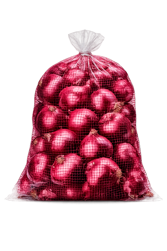 Fresh Red Onions 25lb Bag