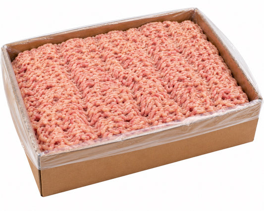 Zabiha Halal Ground Chicken Thigh – 40 lb Box