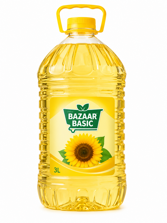 Sunflower Oil 3L – Pure Cooking Oil for Everyday Use