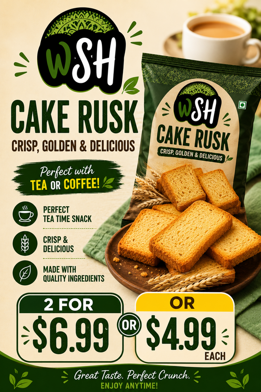 Wsh Cake Rusk 350g