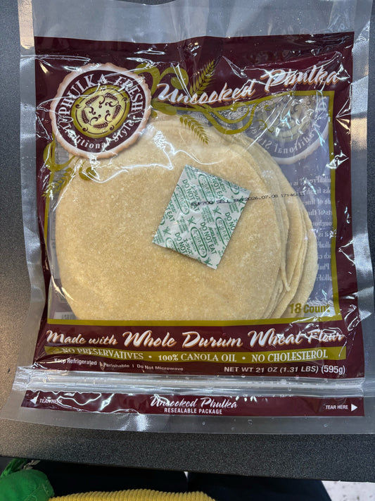 Phulka Uncooked Roti