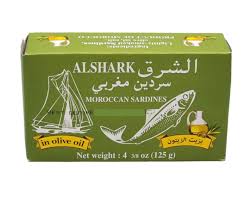 Alshark Moroccan Sardines In Olive Oil 125g