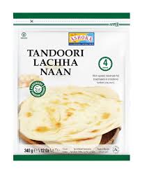 Ashoka Frozen Tandoori Lachha Naan 4ct