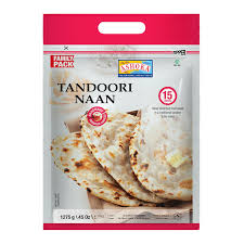 Ashoka Frozen Tandoori Naan Plain FP