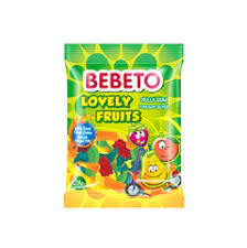 Bebeto Lovely Fruits Gummy Candy 80g