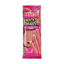 Bebeto Sticks Fizzy Strawberry 75g
