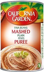 California Garden Fava Beans Mashed