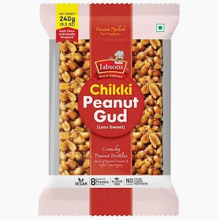 Jabsons Chikki Peanut Gud 240g