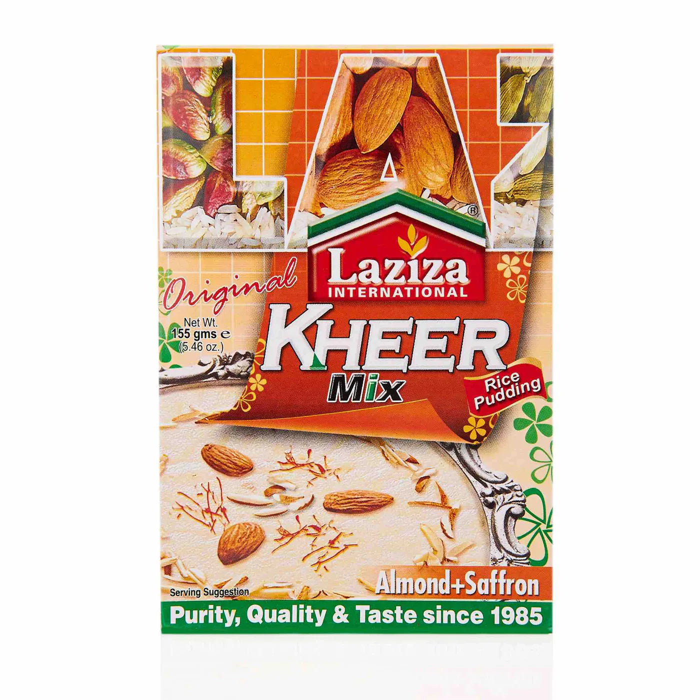 Laziza Kheer Mix Almond + Saffron 155g