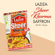 Laziza Sheer Kurma W/ Saffron 160g