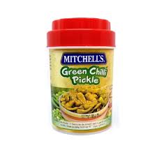 Mitchell's Green Chili Pickle 400g