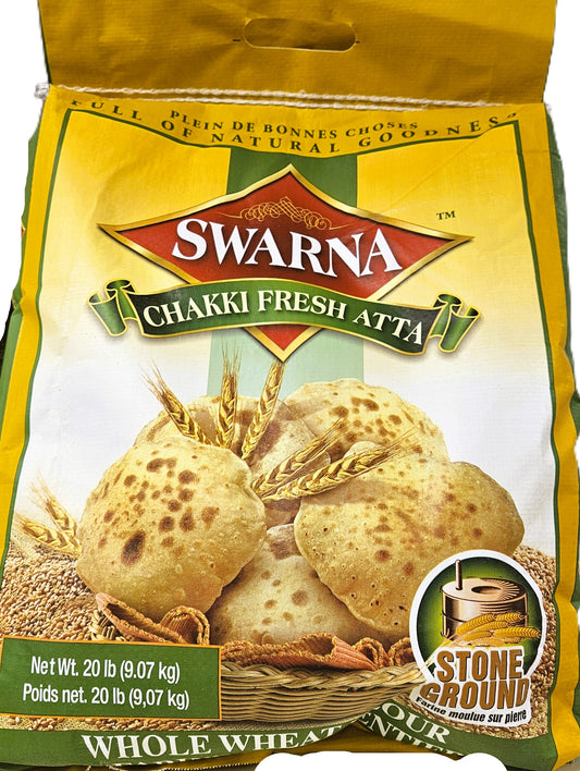 Swarna Chakki Atta 20lb