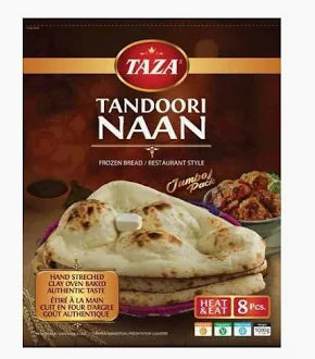 Taza Frozen Tandoori Naan Jumbo 8pc