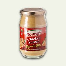 Young's Chicken Spread Bbq Glass