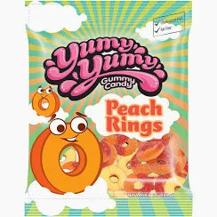 Yumy Yumy Peach Rings 130g
