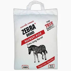 Zebra Basmati Rice 10lb (white)