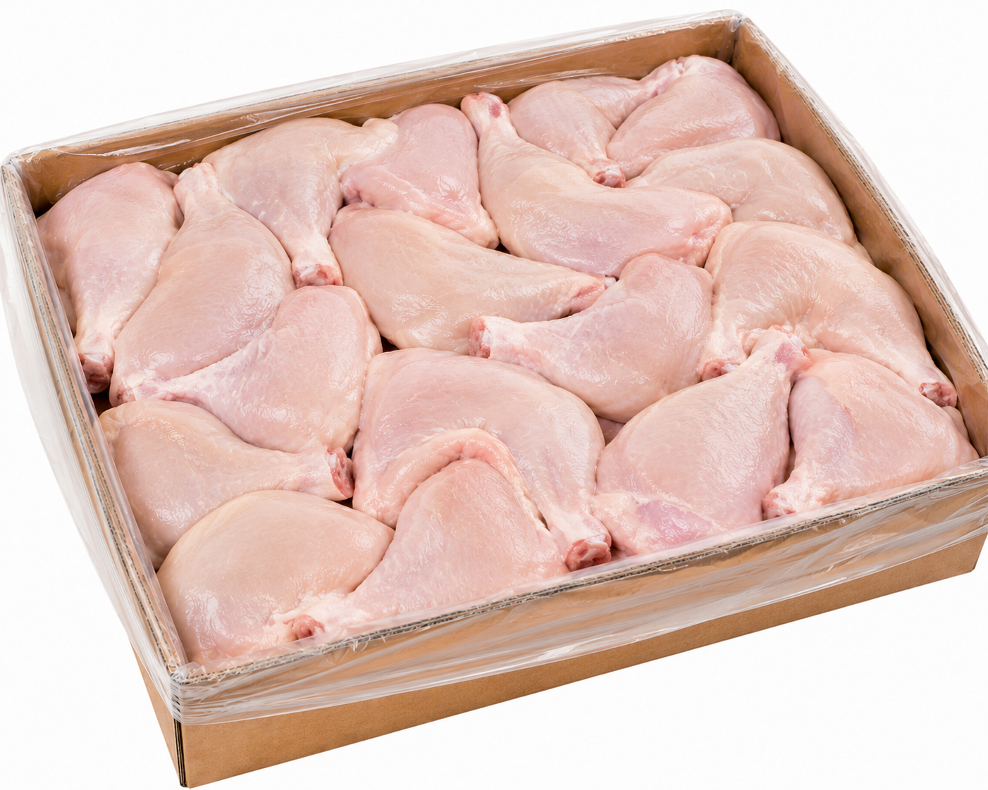 Fresh Zabiha Halal Chicken Leg Quarters – Cleaned – 40 lb Box