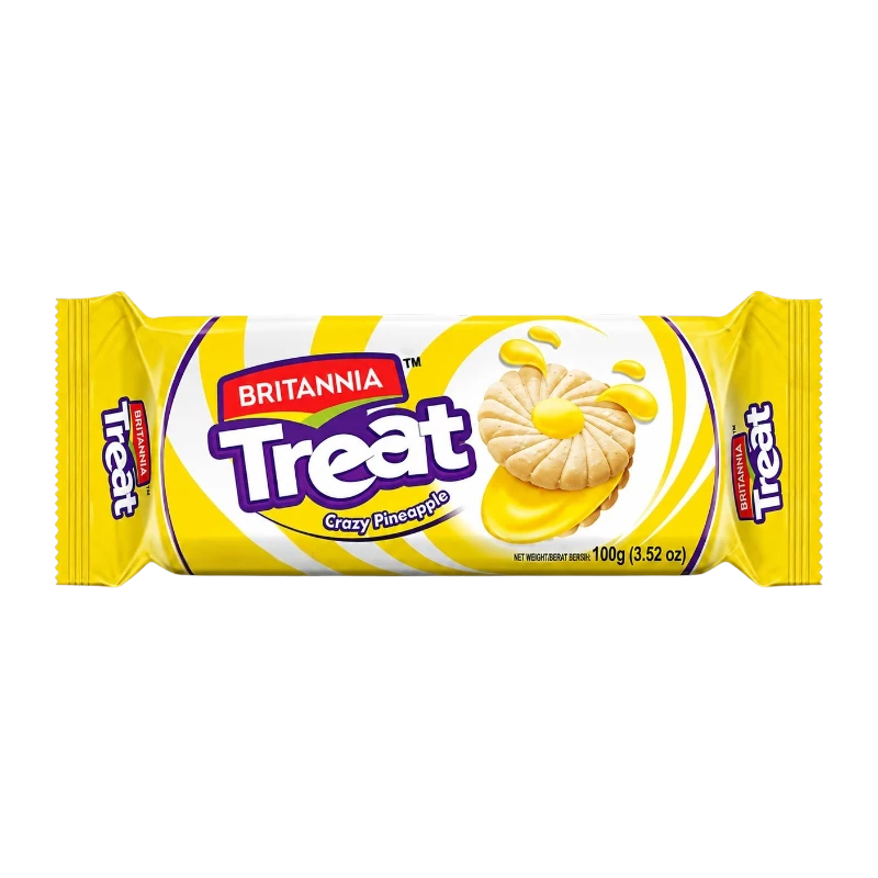 BRITANNIA TREAT PINEAPPLE 100 G