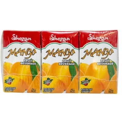 Shezan Mango Fruit Beverage 6-Pack 250ml – Pakistani Mango Juice Boxes