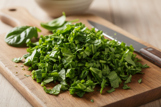 Chopped spinach
