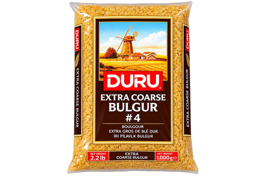 Duru Extra Coarse Bulgur #4 – 2.2 lb (1 kg) | Turkish Bulgur Wheat