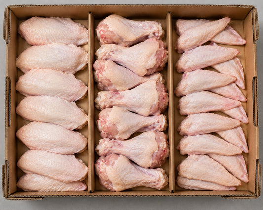 Wholesale Zabiha  Chicken Wings Split -Box as is-40lb
