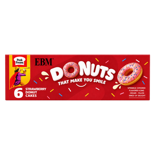 EBM STRAWBERRY DONUT 6 PK
