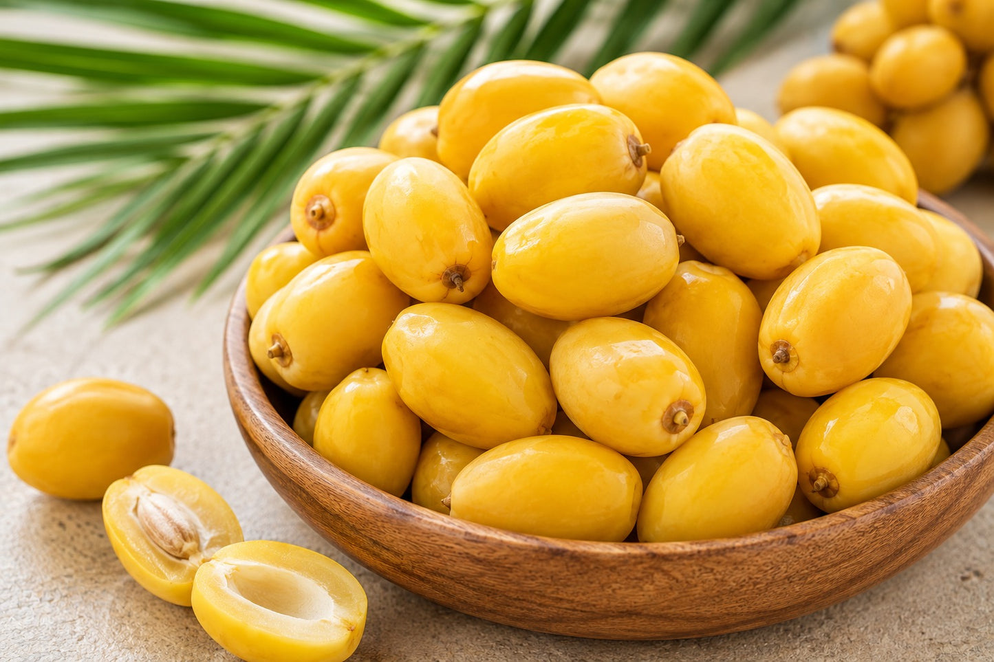 Yellow Dates - per lb