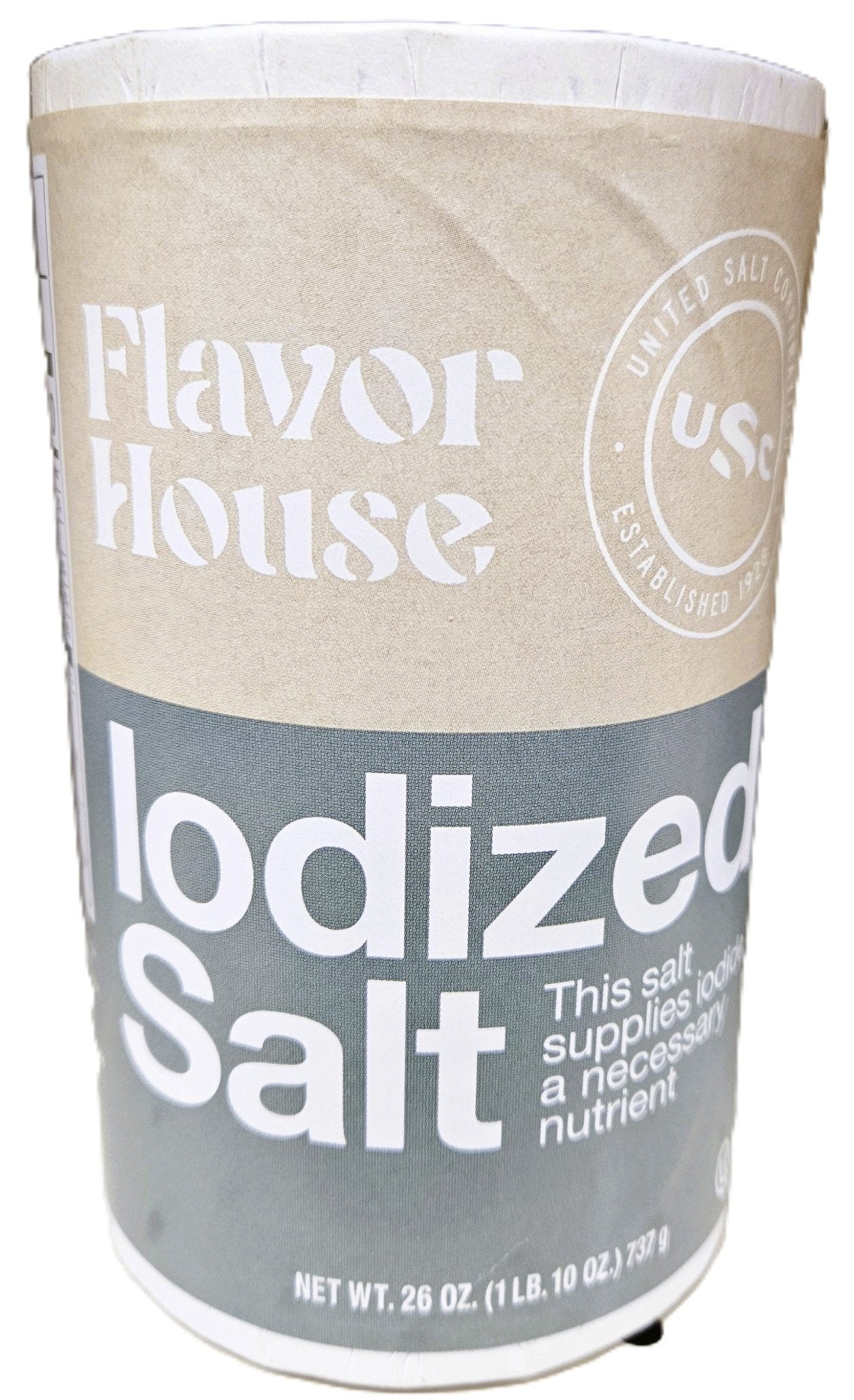 Flavor House Iodized Salt 26oz