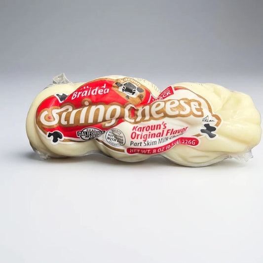 Karoun Braided String Cheese 8 oz - Original Flavor Part Skim Milk
