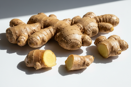 Fresh ginger cloves