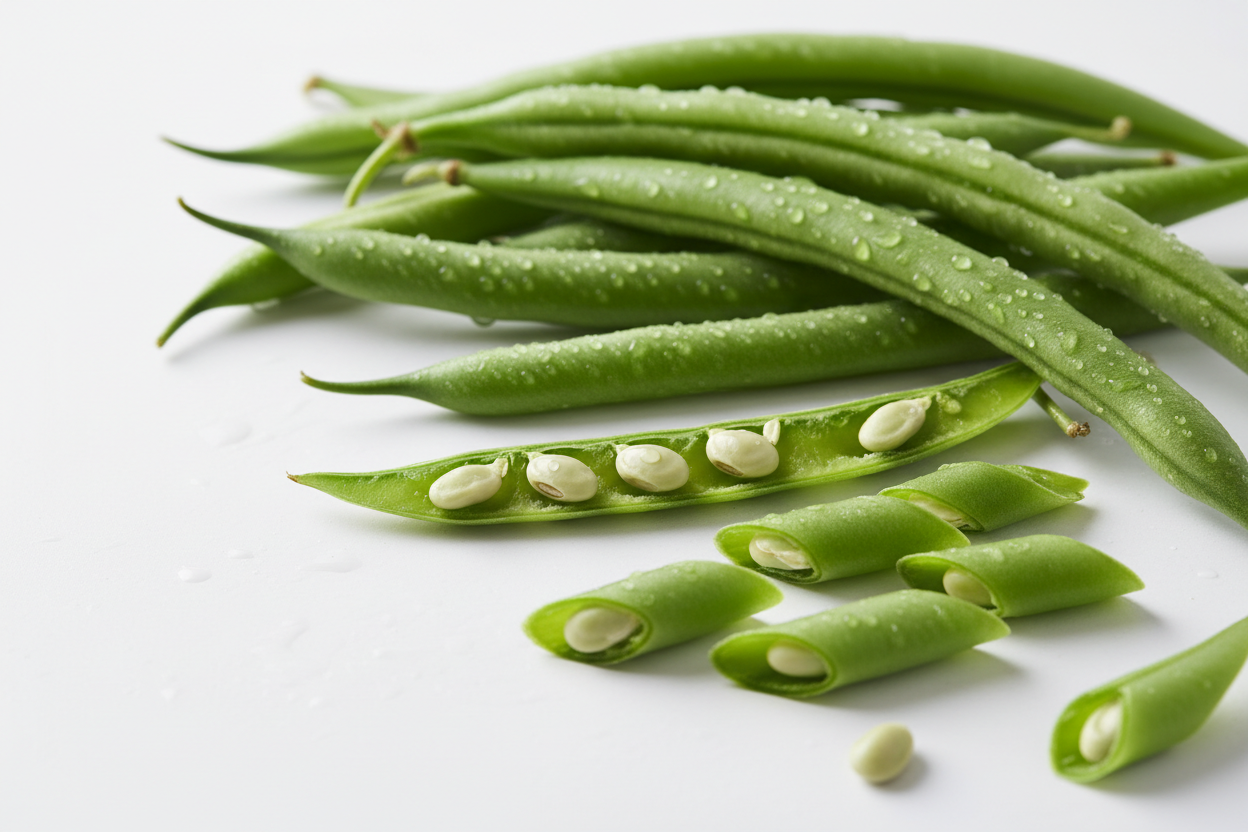 fresh vegetable beans
