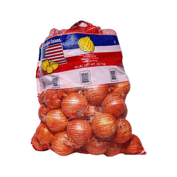 Fresh Yellow Onions 50lb Bag